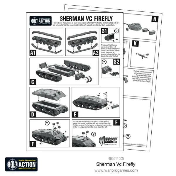 Sherman Firefly Vc-Warlord Games-Radaddel
