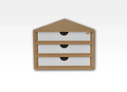 Schubladenmodul 4 - Ecke, Abschlussstück - OM11-HobbyZone-Radaddel