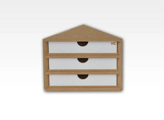 Schubladenmodul 4 - Ecke, Abschlussstück - OM11-HobbyZone-Radaddel