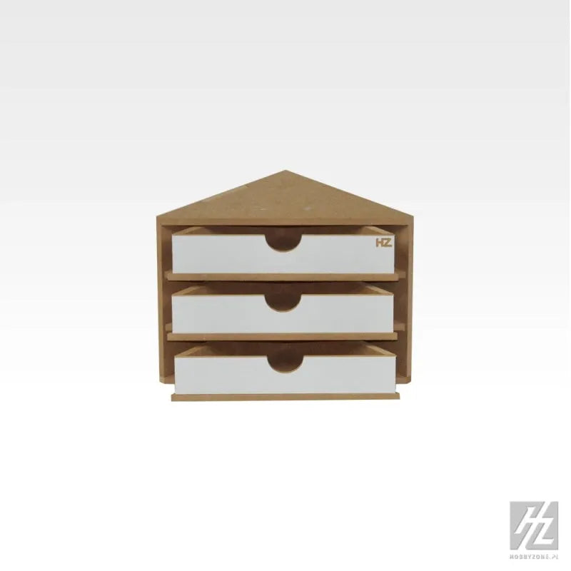 Schubladenmodul 4 - Ecke, Abschlussstück - OM11-HobbyZone-Radaddel