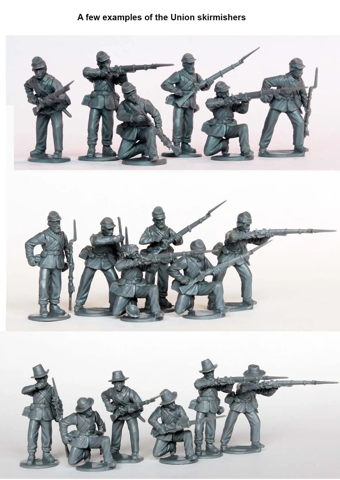American Civil War Union Infantry in sack coats Skirmishing 1861-65-Perry Miniatures-Radaddel