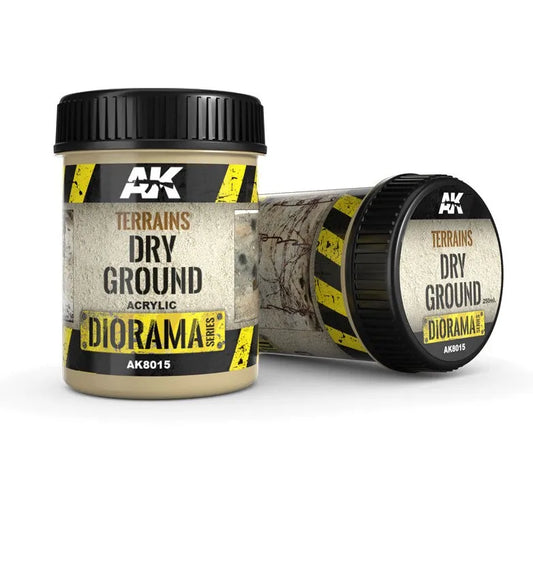 Terrains Dry Ground - 250ml (Acryl)-AK-Interactive-Radaddel