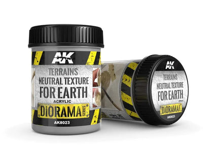 Terrains Neutral Texture - 250ml (Acryl)-AK-Interactive-Radaddel