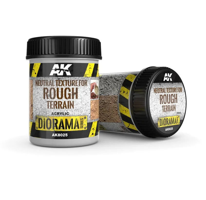 Neutral Texture for Rough Terrains - 250ml (Acryl)-AK-Interactive-Radaddel