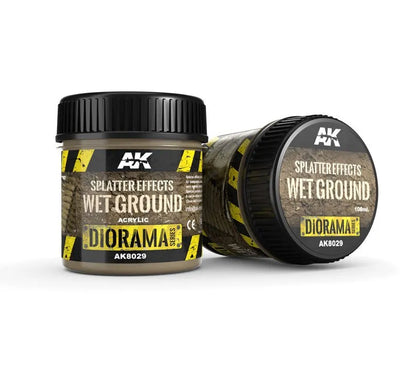 Splatter Effects Wet Ground - 100ml (Acryl)-AK-Interactive-Radaddel