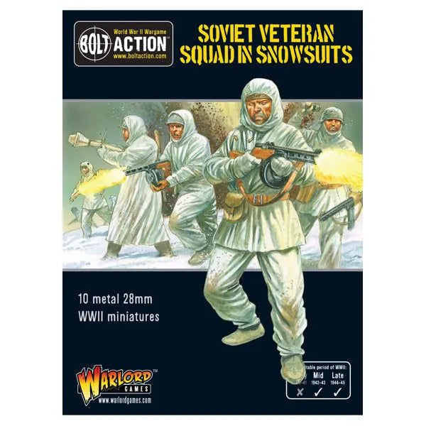 Soviet Veteran Squad in Snowsuits-Warlord Games-Radaddel