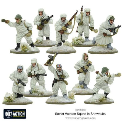 Soviet Veteran Squad in Snowsuits-Warlord Games-Radaddel