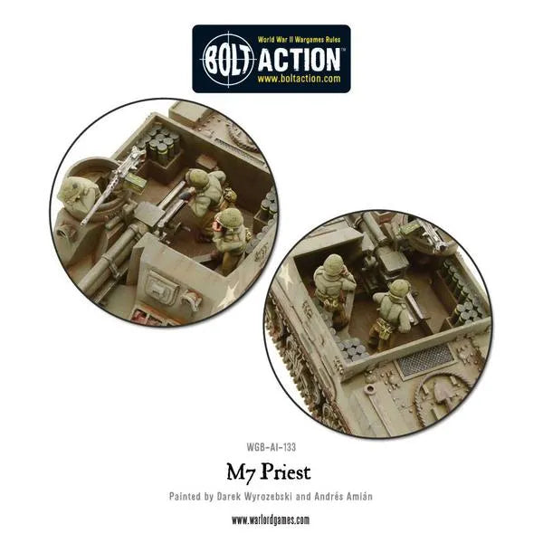 M7 Priest self-propelled gun-Warlord Games-Radaddel