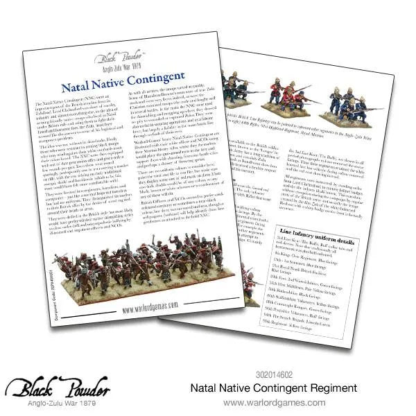 Anglo Zulu War Natal Native Contingent Regiment-Warlord Games-Radaddel