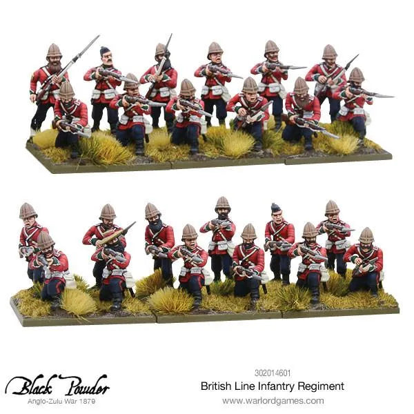 Anglo Zulu War British Line Infantry Regiment-Warlord Games-Radaddel