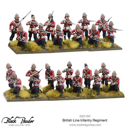 Anglo Zulu War British Line Infantry Regiment-Warlord Games-Radaddel
