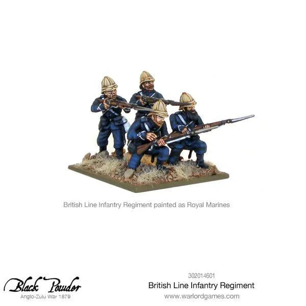 Anglo Zulu War British Line Infantry Regiment-Warlord Games-Radaddel