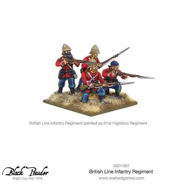 Anglo Zulu War British Line Infantry Regiment-Warlord Games-Radaddel
