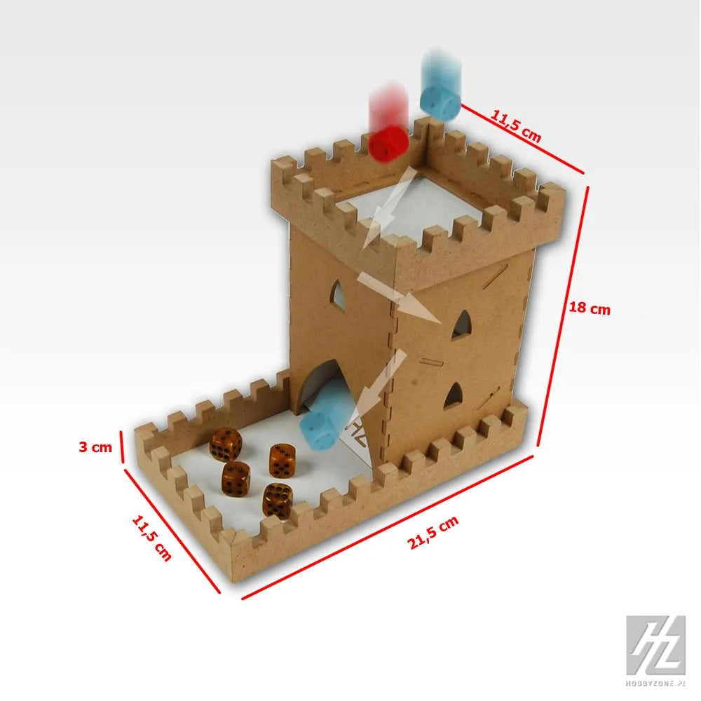 Würfelturm - Burg - dtz-HobbyZone-Radaddel