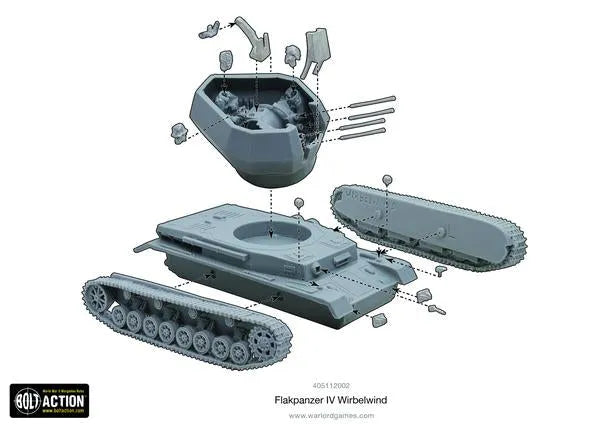 Flakpanzer IV Wirbelwind-Warlord Games-Radaddel
