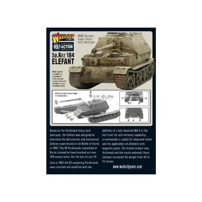 Sd.Kfz 184 Elefant Super-Heavy Tank Destroyer-Warlord Games-Radaddel