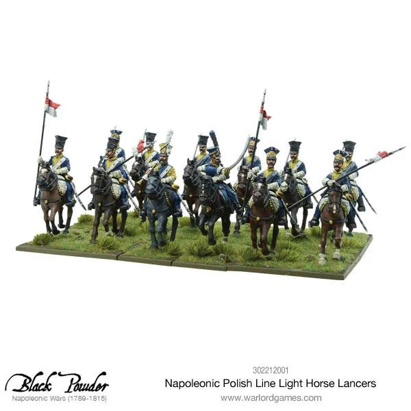 Napoleonic Polish Line Light Horse Lancers-Warlord Games-Radaddel
