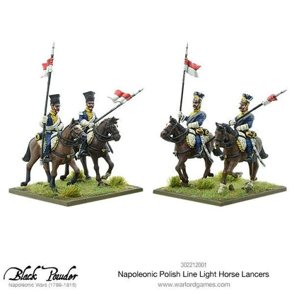 Napoleonic Polish Line Light Horse Lancers-Warlord Games-Radaddel