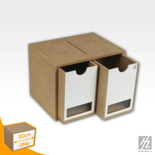 Schubladenmodul schmal x 2 - OMs01b-HobbyZone-Radaddel