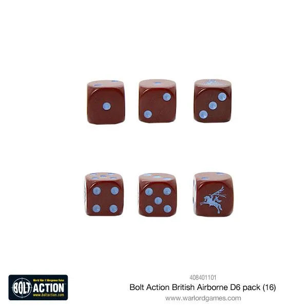 Bolt Action British Airborne D6 pack-Warlord Games-Radaddel