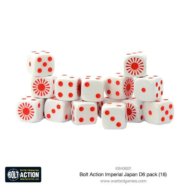 Bolt Action Imperial Japanese D6 pack-Warlord Games-Radaddel