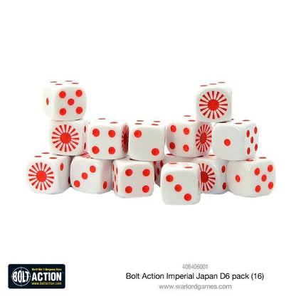Bolt Action Imperial Japanese D6 pack-Warlord Games-Radaddel