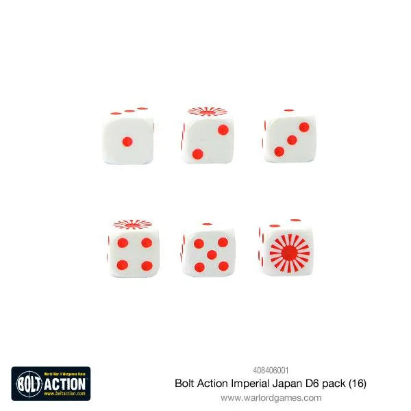 Bolt Action Imperial Japanese D6 pack-Warlord Games-Radaddel