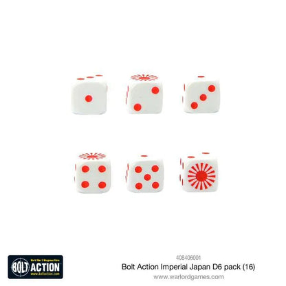 Bolt Action Imperial Japanese D6 pack-Warlord Games-Radaddel