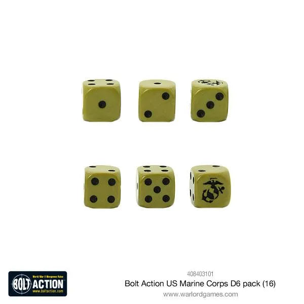 Bolt Action US Marine Corps D6 pack-Warlord Games-Radaddel