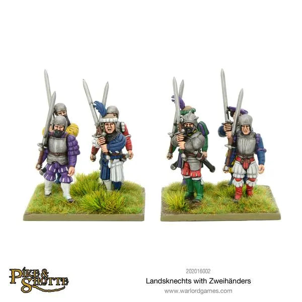 Landsknechts with Zweihanders-Warlord Games-Radaddel