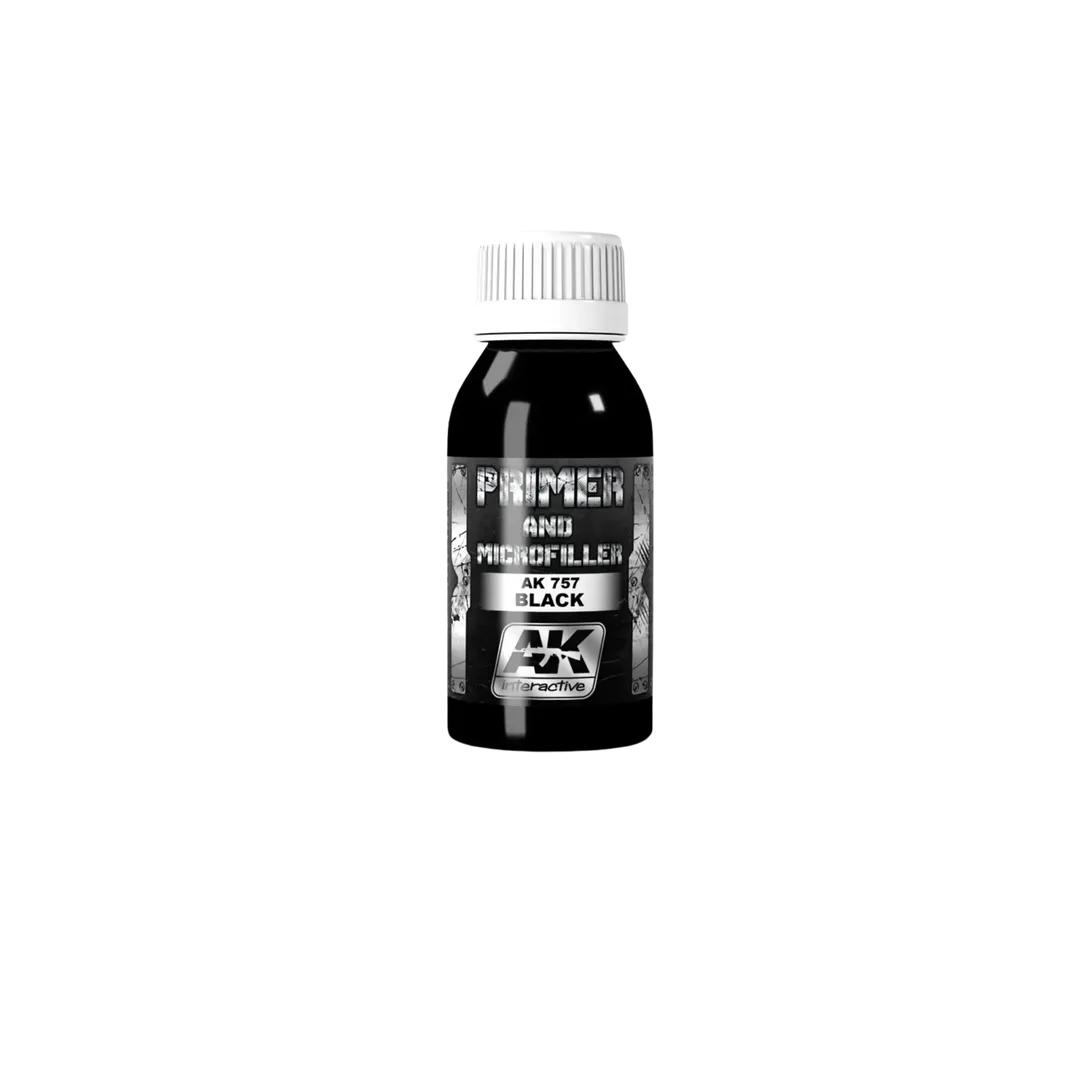 Black Primer and Microfiller 100ml-AK-Interactive-Radaddel