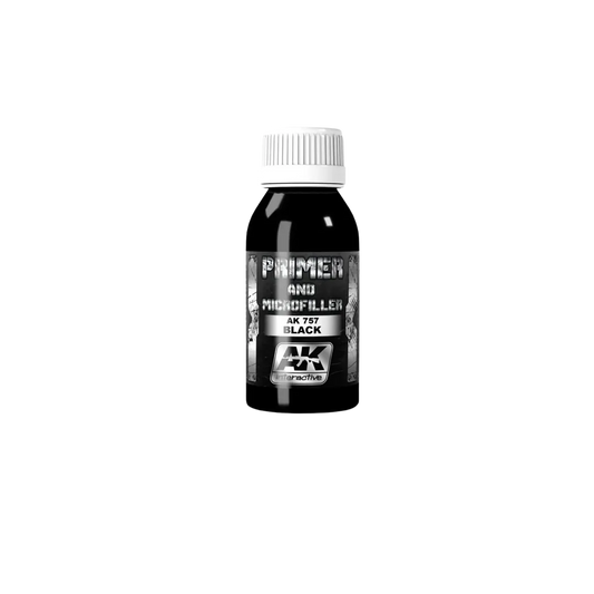 Black Primer and Microfiller 100ml-AK-Interactive-Radaddel