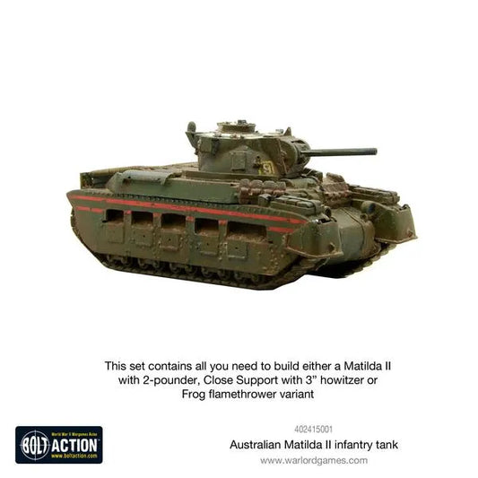Australian Matilda II Infantry Tank-Warlord Games-Radaddel