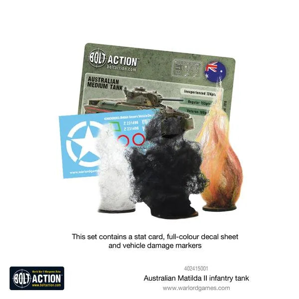 Australian Matilda II Infantry Tank-Warlord Games-Radaddel