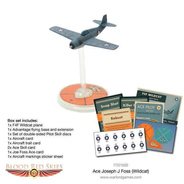 Joseph J Foss Wildcat Ace-Warlord Games-Radaddel