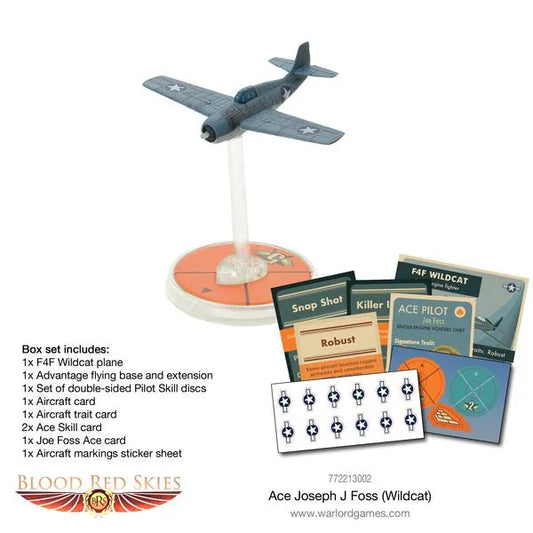 Joseph J Foss Wildcat Ace-Warlord Games-Radaddel