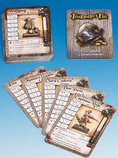 Söldner Charakterkarten-Freebooter Miniatures-Radaddel