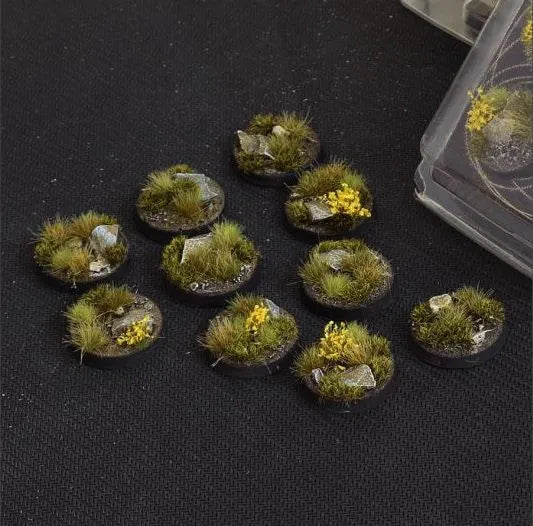 Round Highland Bases 25mm (x10)-Gamers Grass-Radaddel