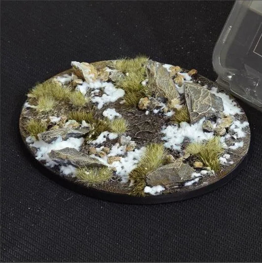 Ovale Winter Base 120mm (x1)-Gamers Grass-Radaddel