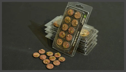 Round Badland Bases 25mm (x10)-Gamers Grass-Radaddel