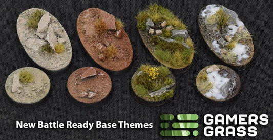 Round Badland Bases 40mm (x5)-Gamers Grass-Radaddel