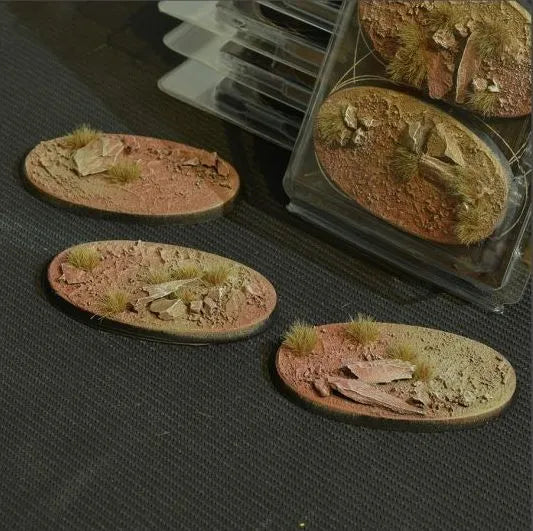 Ovale Badland Bases 75mm (x3)-Gamers Grass-Radaddel