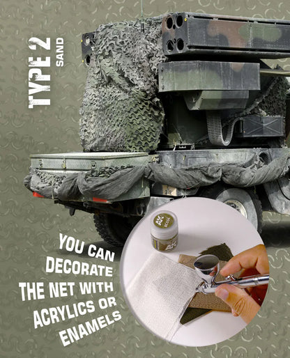 Camouflage Net Brown Type 2-AK-Interactive-Radaddel