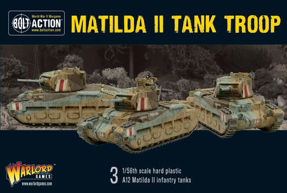 Matilda II Tank Troop-Warlord Games-Radaddel