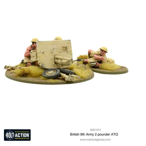 8th Army 2 Pounder Anti-tank Gun-Warlord Games-Radaddel