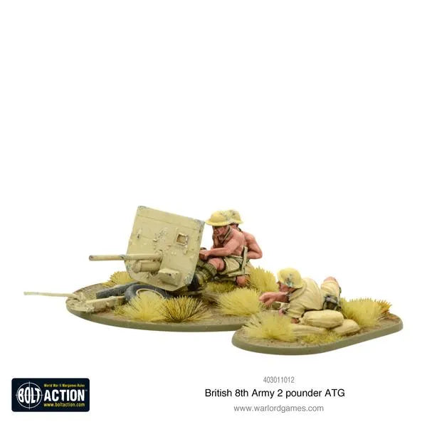 8th Army 2 Pounder Anti-tank Gun-Warlord Games-Radaddel