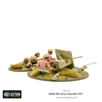 8th Army 2 Pounder Anti-tank Gun-Warlord Games-Radaddel