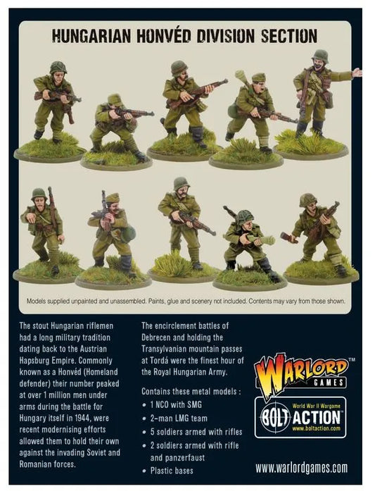Hungarian Army Honved Division Section-Warlord Games-Radaddel