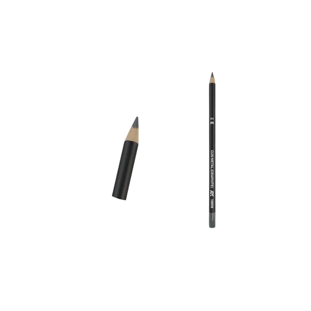 Watercolor Pencil Gun Metal (Graphite)-AK-Interactive-Radaddel