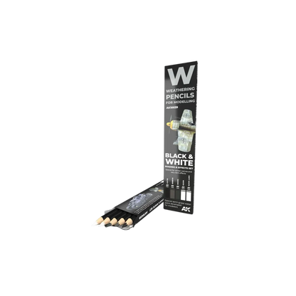 Watercolor Pencil Set Black and White-AK-Interactive-Radaddel
